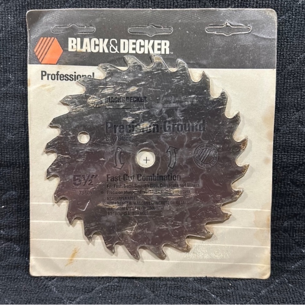Black & Decker 5 1/2" Precision Ground Sawblade